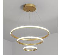 Fiorky Lustre suspendu LED de luxe nordique, luminaires de lustre LED modernes à intensité variable, lustres à haut plafond, décoration pour salon, salle à manger, chambre à coucher, 8je1bk7pb6zp1ev7