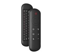 Fiorky M5 Fly Air Mouse Télécommande Rechargeable 2,4 G + BT5.2 Mini Clavier sans Fil Flying Mouse Remote 7 Couleurs rétroéclairées Détection de Mouvement pour Andrid TV Box PC