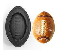 Fiorky Moule à gâteau en silicone en forme de ballon de rugby, moule à gâteau en silicone antiadhésif, moule à gâteau de rugby pour la maison, les vacances, les fêtes de fin d'année, 27,9 cm