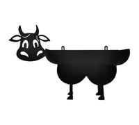 Fiorky Organisateur de Rouleau de Papier Debout en Forme d'animal en métal, Support de Rouleau de Papier Toilette en Forme de Vache, étanche et anticorrosion pour la Maison, la Salle de Bain