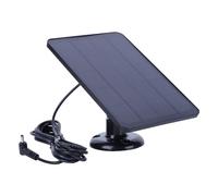 Fiorky Panneau de cellules solaires 4 W 5 V Panneau de Charge Solaire étanche Support de Montage Mural réglable avec câble de Charge de 9,8 Pieds pour Anneau et caméra Spot