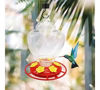 Fiorky Plume pour colibri, mangeoire en plastique pour oiseaux, bouteille d'eau avec crochet pour fleurs, distributeur de fleurs, mangeoire, mangeoire, oiseaux pour animaux domestiques