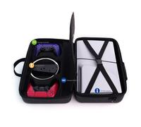 Fiorky pour PS5 Slim Étui de Transport Rigide Sac à bandoulière de Rangement Antichoc Coque Rigide Étui de Transport Sac de Voyage Anti-Chute Sac de Rangement Grande capacité pour PS5 Slim