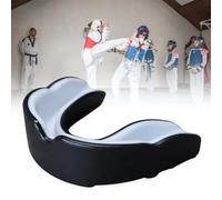 Fiorky Protège-dents/bouclier de gencive - Protection des dents, protection buccale double couleur pour enfants avec étui de rangement pour boxe MMA Kickboxing Muay Thai et tous les sports