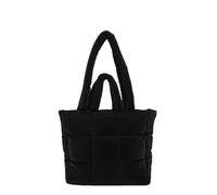 Fiorky Puffer Tote Bag Léger Matelassé Doux Femmes Nuage Sac Fourre-Tout Capacité Rembourré Épaule Sac À Main Fourre-Tout Sac À Main Couleur Unie Élégant Sac De Trajet Sac Bandoulière