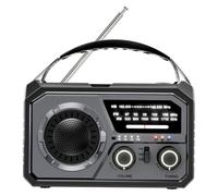 Fiorky Radio Solaire à manivelle 16 000 mAh avec Lampe de Poche LED BT, Banque d'alimentation, Alarme SOS, Radio météo d'urgence, Radio AM/FM Portable pour Urgence, Camping, tempête, Survie