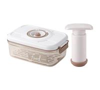 Fiorky Récipient de conservation des aliments sous vide avec pompe à vide Boîte de conservation sous vide avec plaque de vidange amovible Réfrigérateur Boîte de conservation des aliments