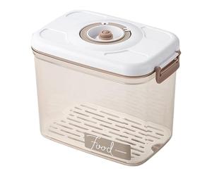 Fiorky Récipient de conservation des aliments sous vide avec pompe à vide Boîte de conservation sous vide avec plaque de vidange amovible Réfrigérateur Boîte de conservation des aliments