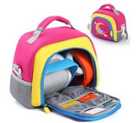 Fiorky Sac de boîtier de Transport avec Sac de Rangement Portable de Poche en Maille latérale Double Fermeture à glissière pour Yoto Player (3rd Gen.) Music Player pour Toniebox Audio Player
