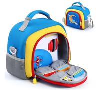 Fiorky Sac de boîtier de Transport avec Sac de Rangement Portable de Poche en Maille latérale Double Fermeture à glissière pour Yoto Player (3rd Gen.) Music Player pour Toniebox Audio Player
