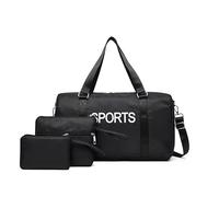 Fiorky Sac de Sport pour Femme Sac de Week-End - Ensemble de 3 Sacs de Voyage, Sac de Sport, Sacs de Week-End, Sac de Nuit pour Filles, Avion, Voyage, Salle de Sport, Yoga, Sport, Maman