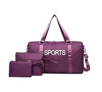 Fiorky Sac de Sport pour Femme Sac de Week-End - Ensemble de 3 Sacs de Voyage, Sac de Sport, Sacs de Week-End, Sac de Nuit pour Filles, Avion, Voyage, Salle de Sport, Yoga, Sport, Maman