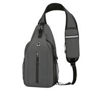 Fiorky Sac de voyage anti-vol, sac à coffre à la fronde pour hommes, hommes arbore les sacs d'épauque légers de poche multi-poche portez des sacs à bandoulière à la mode pour la randonnée