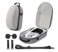 Fiorky Sac d'organisateur d'électronique, étui de Voyage Dur pour MTA Quest 3 Contrôleur de Casque VR, Sac de Rangement de boîtier de Transport Len Couvre d'amortisseurs Câbles Anti-Choc
