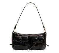 Fiorky Sacs à bandoulière pour femme Y2k Sac à bandoulière double poches polyvalent en cuir PU Vintage Sac à main Voyage Shopping Travail Date Sac Automne Sac à main