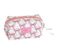 Fiorky Trousse de Maquillage matelassée pour Femmes et Filles avec Fermeture éclair, Trousse de Toilette de, Pochette de Maquillage, Sac de Rangement pour