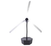Fiorky Ventilateur Anti-Mouches pour Tables, Batterie/USB Rechargeable, Feuille de Ventilateur Anti-moustiques avec Lames holographiques, Ventilateur Anti-Mouches Flexible pour éloigner Les