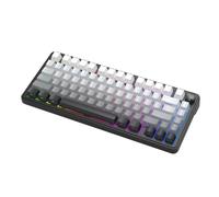 Fiorky X85 Clavier remplaçable à Chaud 82 Touches RVB Tri-Mode Clavier personnalisé Compatible 2,4 GHz sans Fil Gamer Clavier Joint Ressort 5000 mAh PBT Clavier pour Ordinateur Portable (Nu