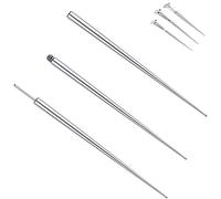 FIOROYAL 3 Pièces Broches d'Insertion Coniques Acier Chirurgical 316l 14g 16g 18g Perçage Outil Kit Assistant pour Oreille/Nez/Lèvre/Ventre/Mamelon/Langue Piercing Outil Changement 1.6