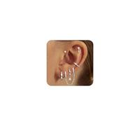 FIOROYAL Boucles D'oreilles Femme Acier Inoxydable Cartilage Tragus Helix Piercing Oreille - 14K Hypoallergénique Bijoux Femme - Petites Clous d'Oreilles ou Mini Boucles d'Oreilles Créoles S2