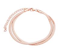 FIOROYAL Bracelet Femme Argent 925 Chaîne Serpent Double/Triple Rang RG1