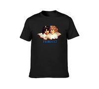 Fiorucci Angels Mens T-Shirt Black Unisex Mens Tees XL