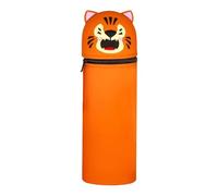 Fiotha Trousse à Crayons, Kawaii Étui École 2 en 1 en Silicone Souple, Kawaii Porte-Plume, 19 cm Porte-Stylos de Table, Trousse Scolaire Silicone Verticale pour Garçons Filles Etudiants