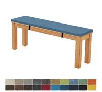 FIOVIP Coussin de Banc 160X30X3CM Amovible Lavable Double Antidérapant Hautement Élastique Convient pour Bancs de Jardin, Balançoires, Patios, Bancs d'Intérieur(Bleu Marine)