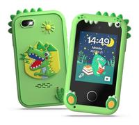 Fippesax Telephone Enfant, Smartphone Jouets Enfant 3-12 Ans, avec 20 Jeux Éducatifs, MP3 Musique, Écran Tactile 2,8", 8GB Carte SD Incluse - Cadeau Noël/Anniversaire pour Vert