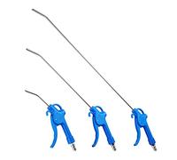 Fippy 3 Pièces Soufflette Air Comprimé Bec Long, Soufflette Compresseur Longue 95 mm 295 mm 490 mm pour une Poussière Propre(bleu)