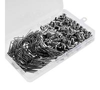 Fippy Kit de réparation de serre, 230 pièces de clips de fixation pour verre de serre, comprend 80 clips de vitrage W, 50 clips de chevauchement en Z, 50 écrous et boulons de serre en aluminium