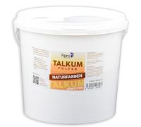 Fipro Minerals Poudre de talc 6 x 1 kg | Poudre de talc sans amiante | agent de remplissage | Matifiant | Pour couleurs naturelles aquarelles | Vieux au carbonate de calcium, sulfate de baryum