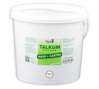 FiPro Poudre de talc Seau de 3 kg | Poudre de talc 100 % Talc | Maison | Jardin | Remède naturel | Taches grasses Entretien des chaussures et des fenêtres