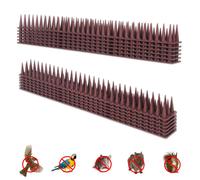 Fiqops 12x Anti-oiseaux Pics anti-pigeons Protection pigeon corbeau 5.16M