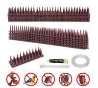 Fiqops 24x Anti-oiseaux Pics anti-pigeons Protection pigeon corbeau 5.16M