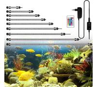 Fiqops 37cm LED Aquarium Clair de lune sous-marin RGB Lampe d'aquarium Mollusques