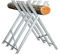 Fiqops chevalet de sciage chevalet de coupe de bois tronçonneuse aide de sciage métal scie à chaîne 150kg pliable
