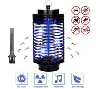 Fiqops Destructeur d'insectes électrique 3W LED Piège à insectes avec lumière UV Lampe à moustiques Piège à mouches Tueurs de moustiques pour l'intérieur Chambres d'enfants Jardins