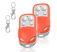 Fiqops Lot de 2 motorisations pour portail coulissant - Télécommande de 50 m - Avec 4 fonctions de boutons - Avec œillet - Commande radio pour ouverture de portail