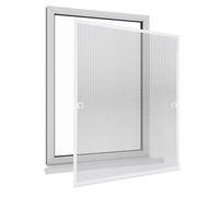 Fiqops Moustiquaire Moustiquaire de fenêtre Porte Moustiquaire Alu Moustiques Moustiquaire Rideau Moustiquaire Balcon 120x140cm