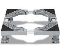 Fiqops Socle pour machine à laver Accessoires pour gros électroménager Socle réglable en hauteur 4 pieds 40-65cm