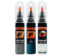 FIRANTO stylo peinture de voiture pour Honda BG57P Horizon Turquoise réparation couleur voiture 3 en 1, rayures stylo retouche peinture 15ml avec pinceau, apprêt, laque