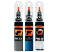 FIRANTO stylo peinture de voiture pour Honda Motorcycles B-197M Glint Wave Blue réparation couleur voiture 3 en 1, rayures stylo retouche peinture 15ml avec pinceau, apprêt, laque