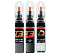 FIRANTO stylo peinture de voiture pour Lamborghini LZ7S Grigio Lynx réparation couleur voiture 3 en 1, rayures stylo retouche peinture 15ml avec pinceau, apprêt, laque