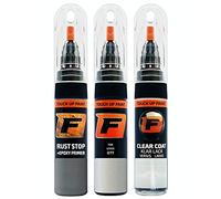 FIRANTO stylo peinture de voiture pour Lexus 077 Starfire White réparation couleur voiture 3 en 1, rayures stylo retouche peinture 15ml avec pinceau, apprêt, laque