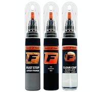 FIRANTO stylo peinture de voiture pour Mercedes 161 Schwarz/baltic Black réparation couleur voiture 3 en 1, rayures stylo retouche peinture 15ml avec pinceau, apprêt, laque