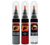 FIRANTO stylo peinture de voiture pour Opel Vauxhall 79U Magmarot/flame Red réparation couleur voiture 3 en 1, rayures stylo retouche peinture 15ml avec pinceau, apprêt, laque