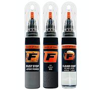 FIRANTO stylo peinture de voiture pour Renault B66 Gris Eclipse réparation couleur voiture 3 en 1, rayures stylo retouche peinture 15ml avec pinceau, apprêt, laque