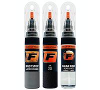 FIRANTO stylo peinture de voiture pour Skoda LF9R Cerna Magic/black Magic réparation couleur voiture 3 en 1, rayures stylo retouche peinture 15ml avec pinceau, apprêt, laque