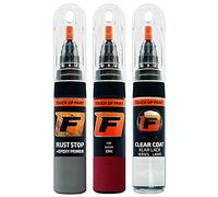 FIRANTO stylo peinture de voiture pour Suzuki ZRK Pearl Ablaze Red réparation couleur voiture 3 en 1, rayures stylo retouche peinture 15ml avec pinceau, apprêt, laque